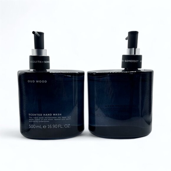 NEW Asquith & Somerset - Oud Wood Glass Bottle Scented Hand Wash - 16.9 fl oz - Picture 4 of 6